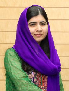 Portrait of Malala Yousafazi