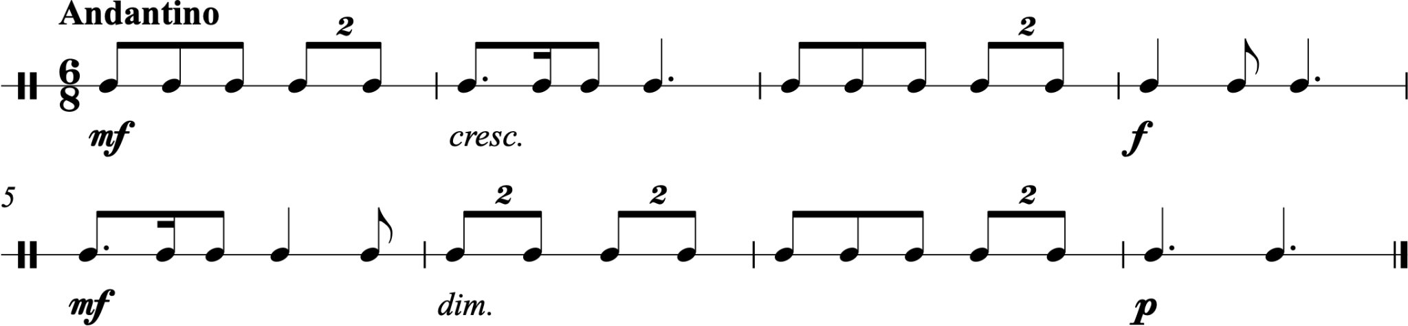 Chapter 11: Compound Meter—duplets and quadruplets – The Rhythm and ...