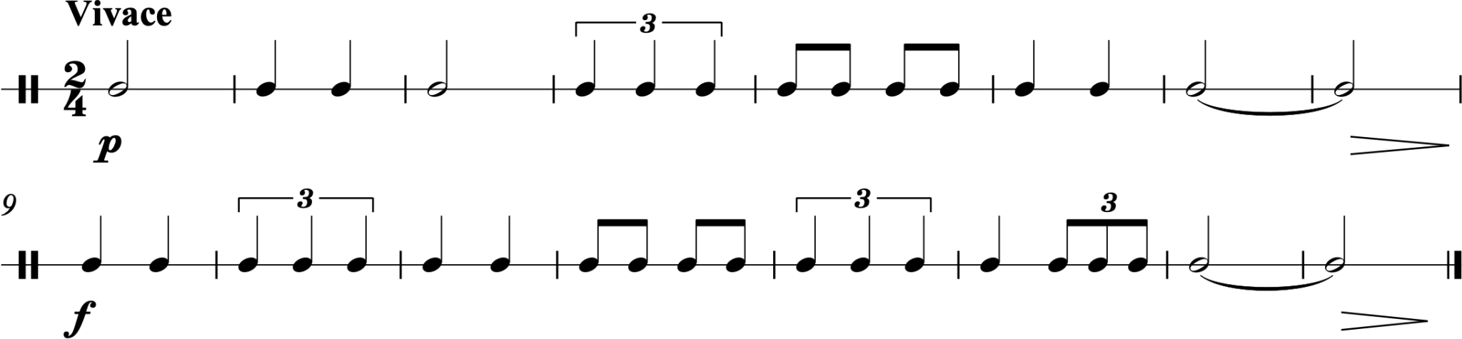 Chapter 19: Simple Meter—quarter-note triplets and half-note triplets ...