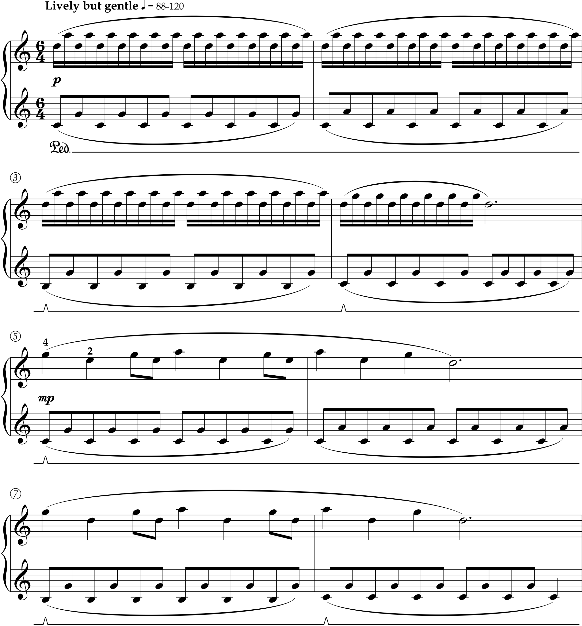 Score for Hummingbird's Gift by Connor Chee, page 1