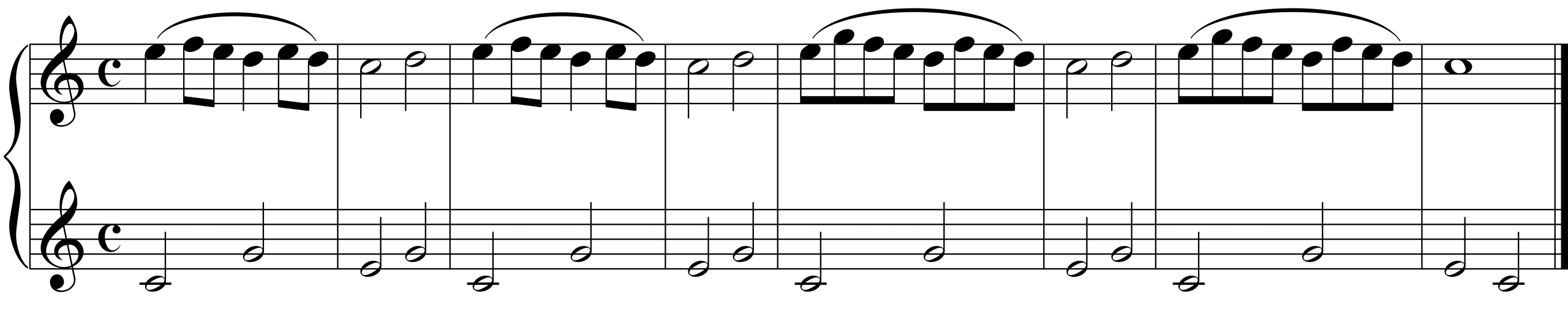 Score for Etude in C Major, Op. 82, No. 15 by Cornelius Gurlitt