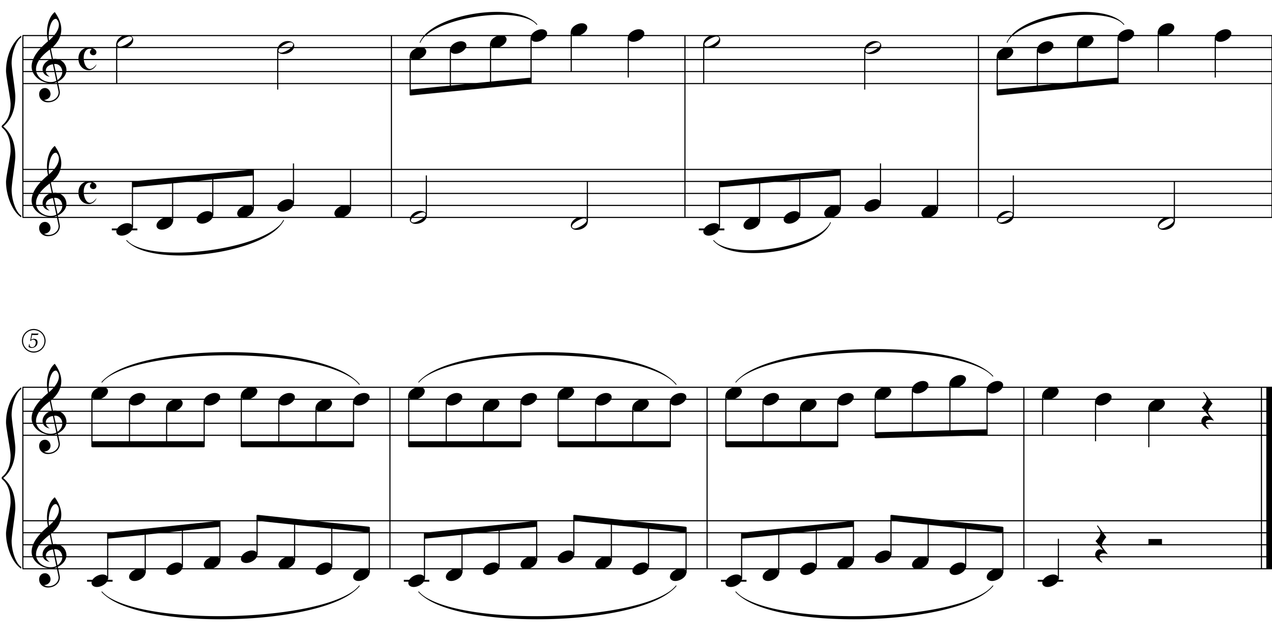 Score for Etude in C Major, Op. 82, No. 16 by Cornelius Gurlitt