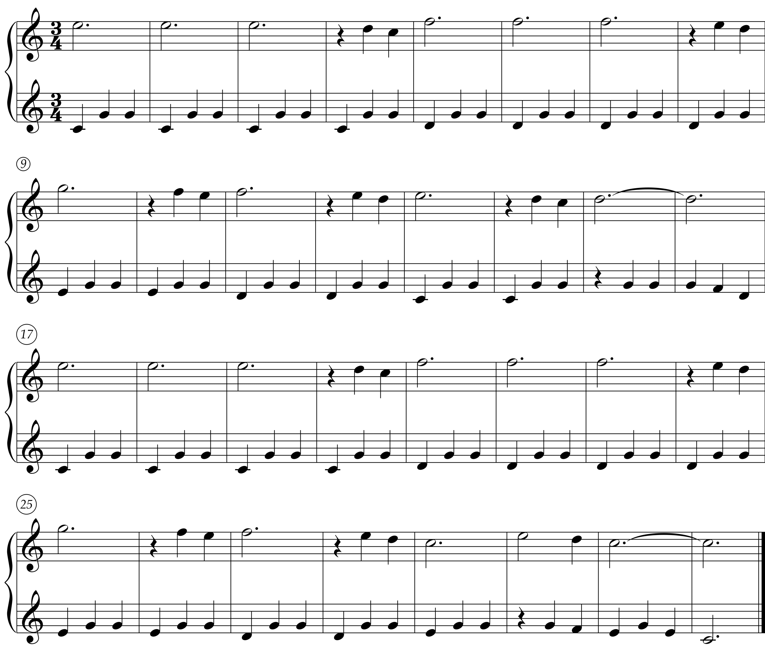 Score for Etude in C Major, Op. 82, No. 18 by Cornelius Gurlitt