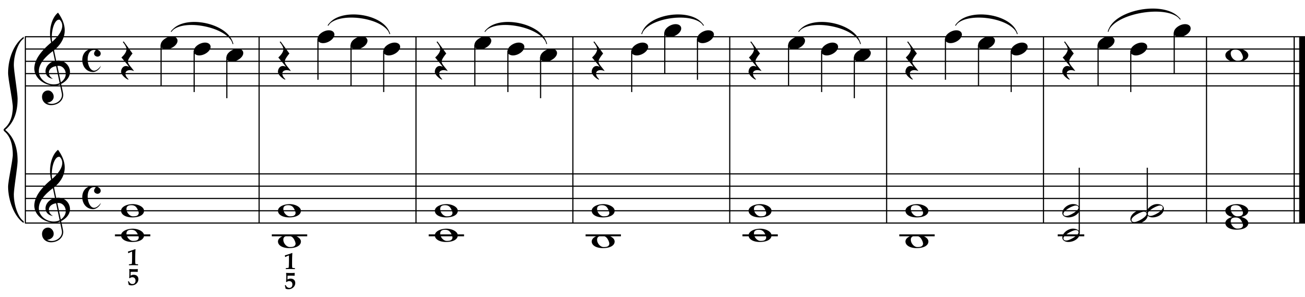 Score for Etude in C Major, Op. 82, No. 21 by Cornelius Gurlitt