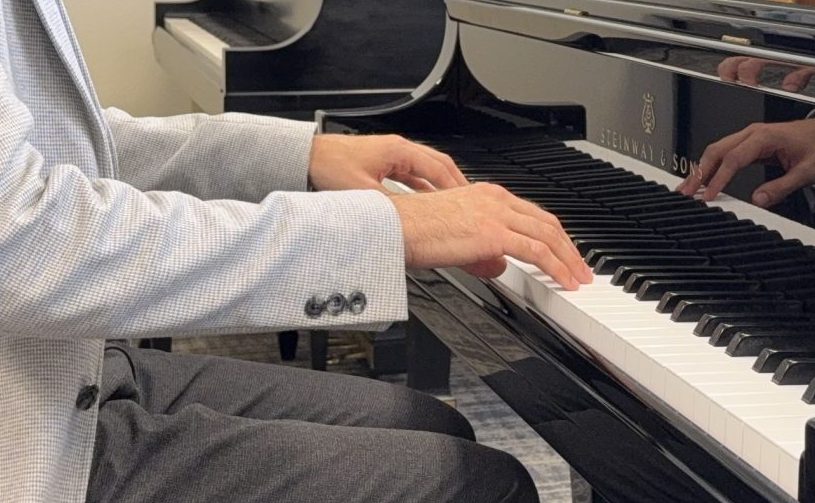 Hand position on keys