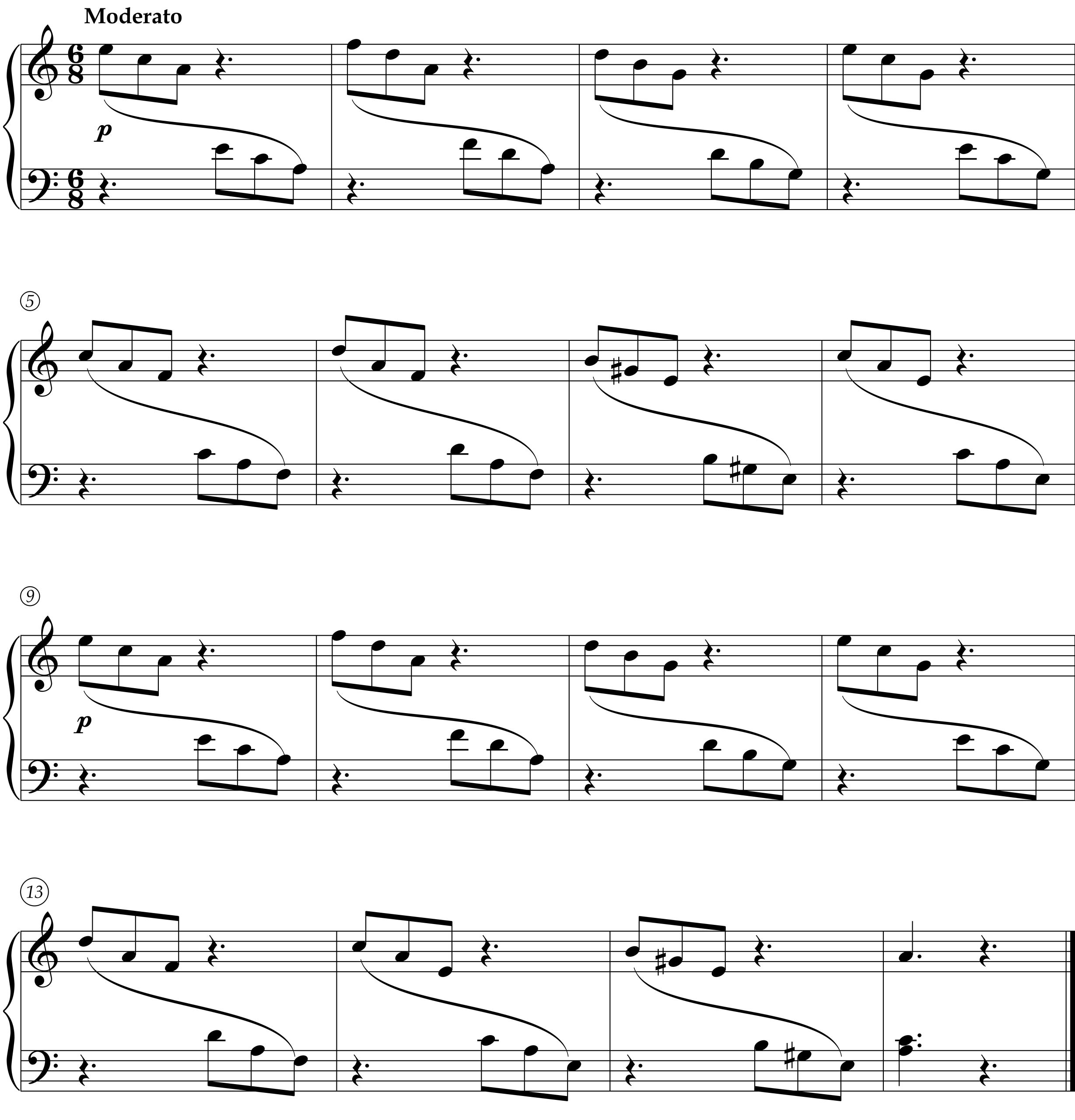 Score for Etude in A Minor, Op. 160, No. 16 by Ludwig Schytte
